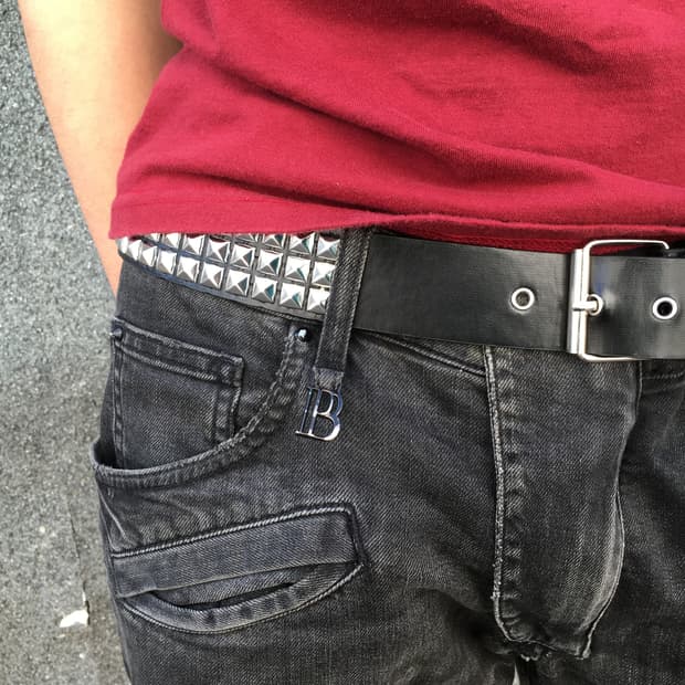 Pierre Balmain black denim 