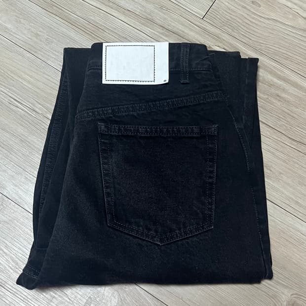 디스이즈네버댓 릴렉스드 핏 데님 블랙 [S]