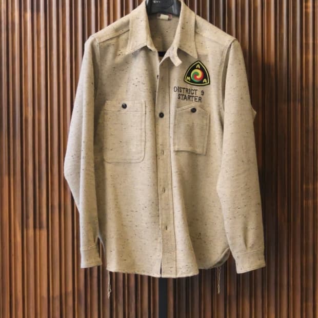 리얼맥코이 오버셔츠 베이지(103)