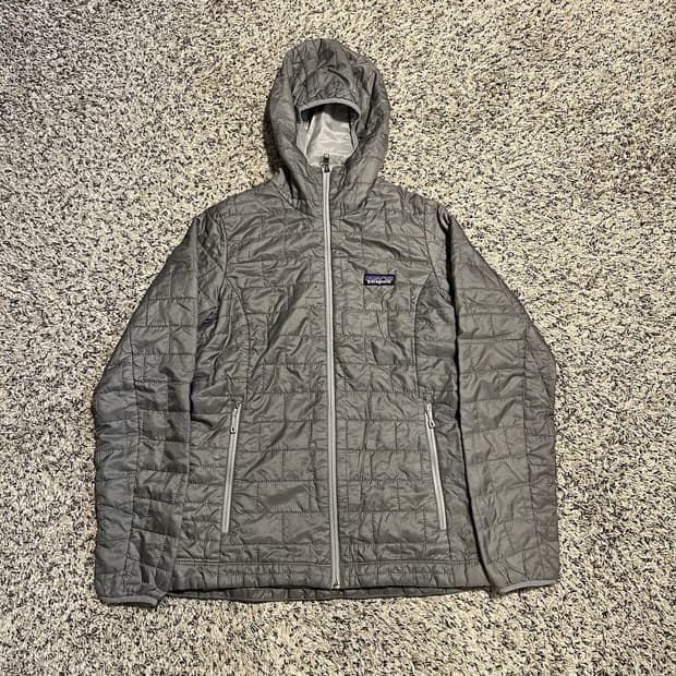 파타고니아 나노 퍼프 후디 경량패딩 그레이