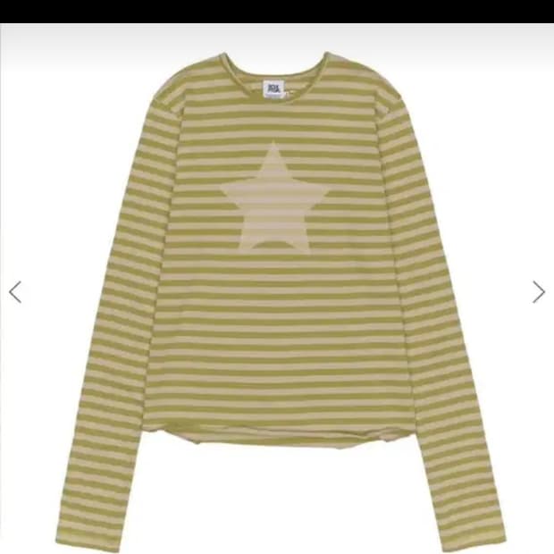 S) 스컬프터 스타 스트라이프 티