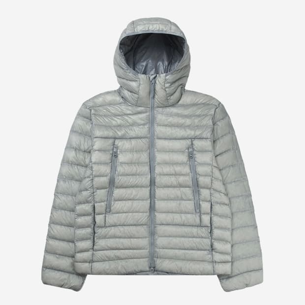 무신사 스탠다드 시티 레저 립스탑 후디드 라이트 다운 클라우디 블루 