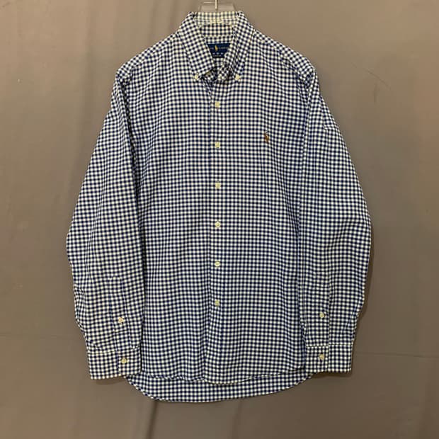 M 폴로랄프로렌 클래식핏 멀티 포니 깅엄 체크 옥스포드 셔츠 남방