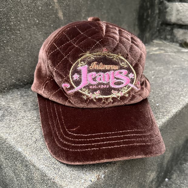 INTERBCREW Velvet vintage brown cap 