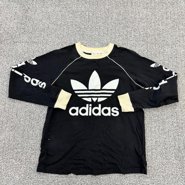 M 아디다스 키즈여성 빅로고 긴팔티 0127H1