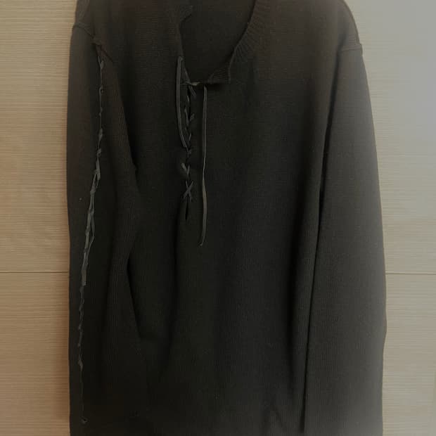 요지야마모토 뿌르옴므 니트