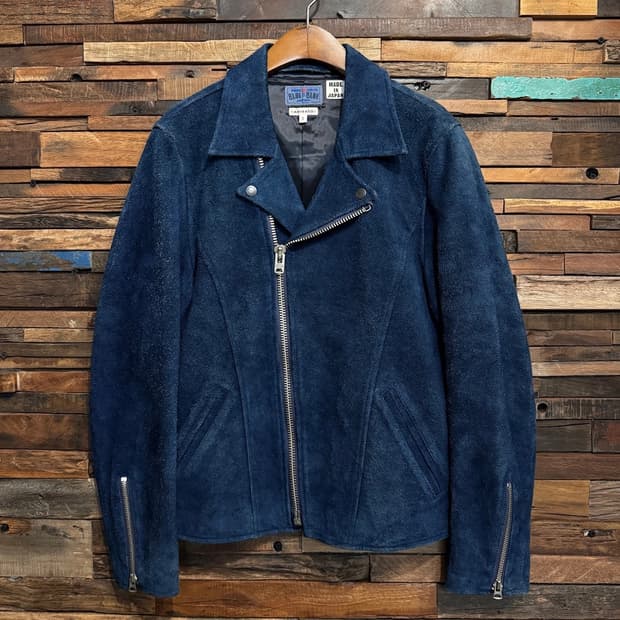 Blue Blue, Horse Leather Suede Jacket