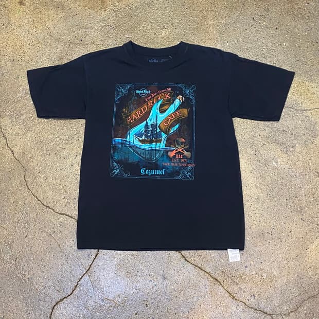 미국 빈티지 하드락 카페 코주멜 COZUMEL 락티셔츠 반팔티
