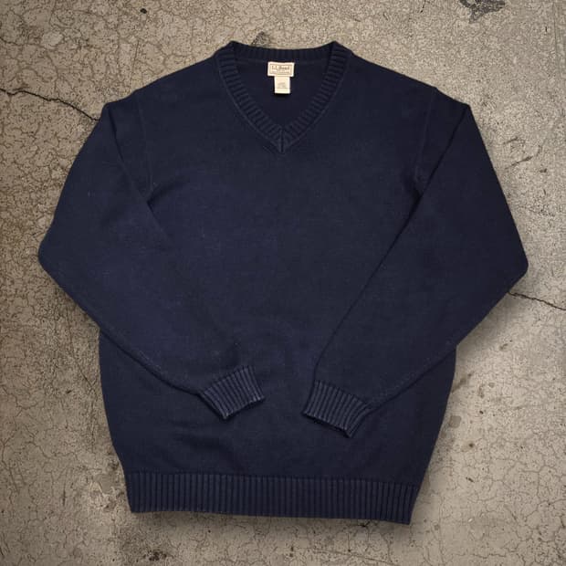 90s L.L.Bean V넥 스웨터