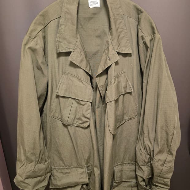 US ARMY 오리지날 퍼티그 자켓 XL-R