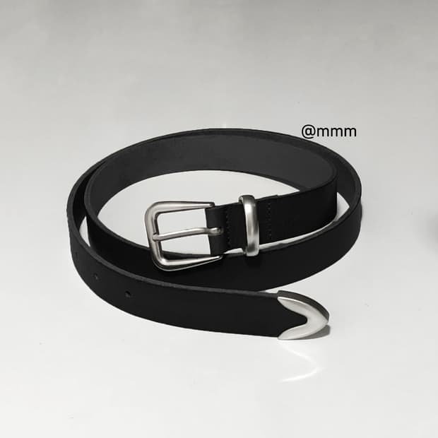 [Unisex] 모던 웨스턴 장식 가죽 벨트