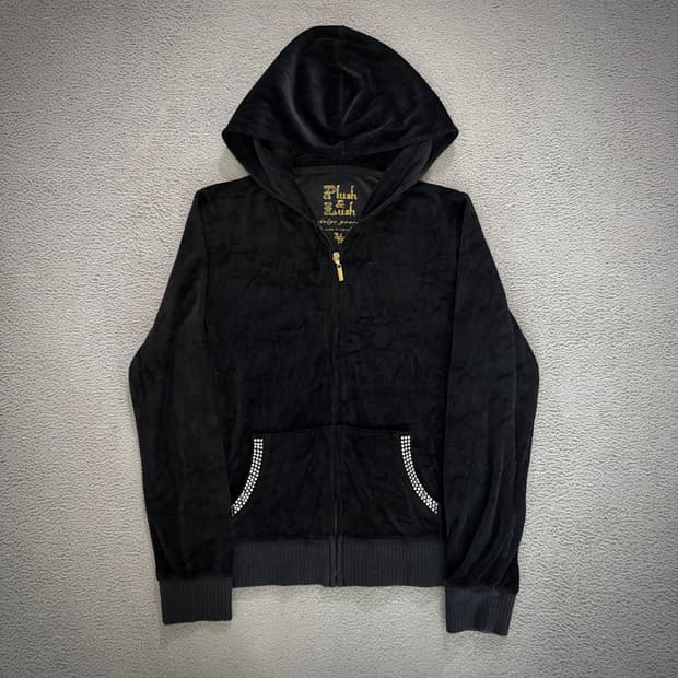 Y2k stud detail hoodie
