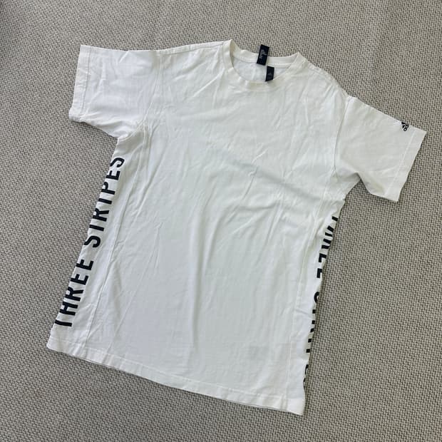 M 아디다스 프린팅 반팔 티셔츠 0417D