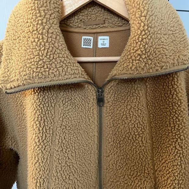 유니클로 르메르 플리스 점퍼