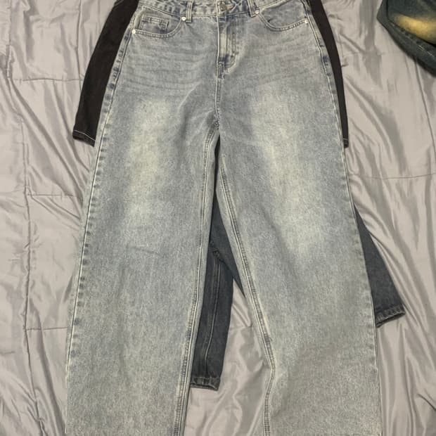 안입는 청바지 데님팬츠 코튼팬츠 세트로 팝니다