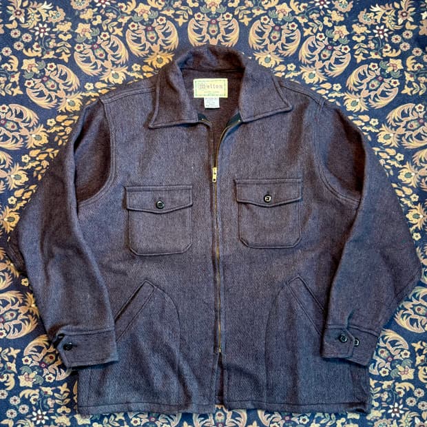 90s Melton 울 스포츠 자켓 워크자켓