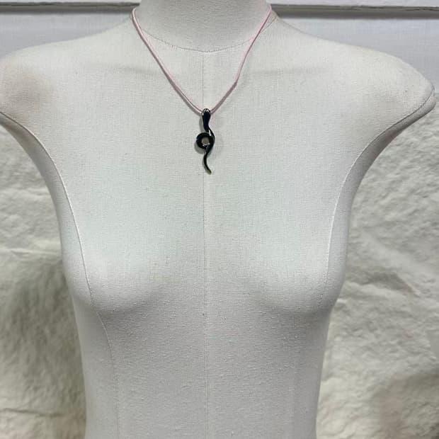 빈티지  뱀 초커 목걸이