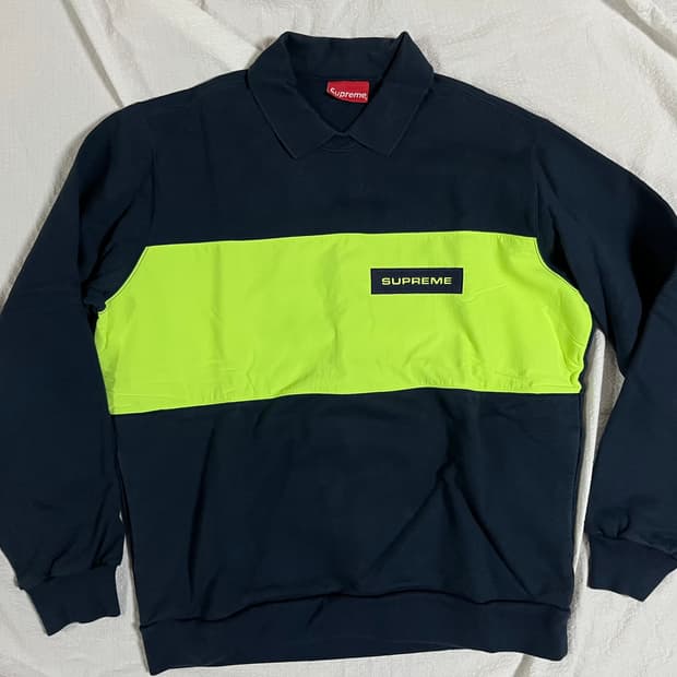 (L)슈프림 폴로 크루넥 스웻셔츠 맨투맨