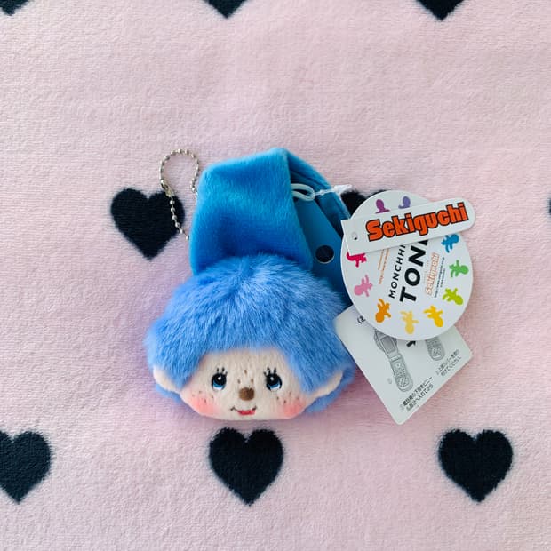 💙희귀 톤 레트로 폴더폰 케이스 몬치치 키체인