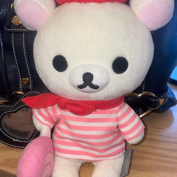 코리락쿠마 베레모 빈티지 인형 