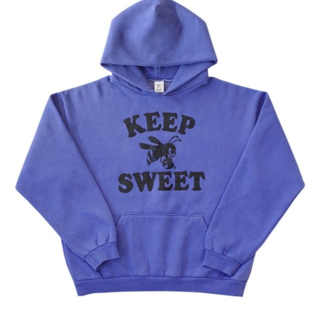 KEEP SWEET HOODIE (PURPLE) S사이즈