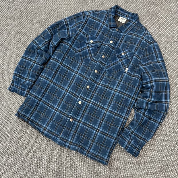 디키즈 체크 누빔자켓