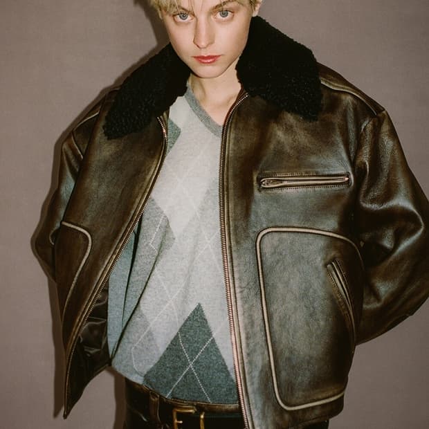  미우미우 나파 레더 시어링 가죽 자켓 