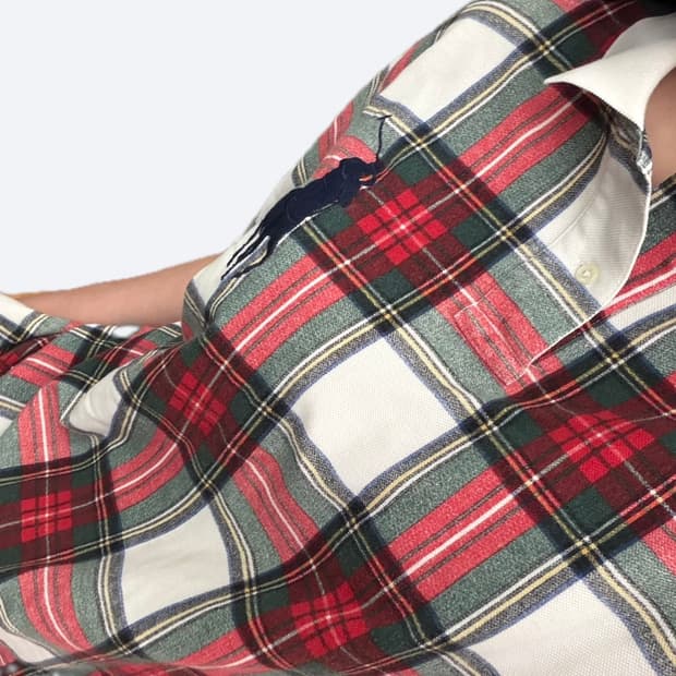 ✨폴로 랄프로렌 빅포니 체크 타탄 PK 카라티✨