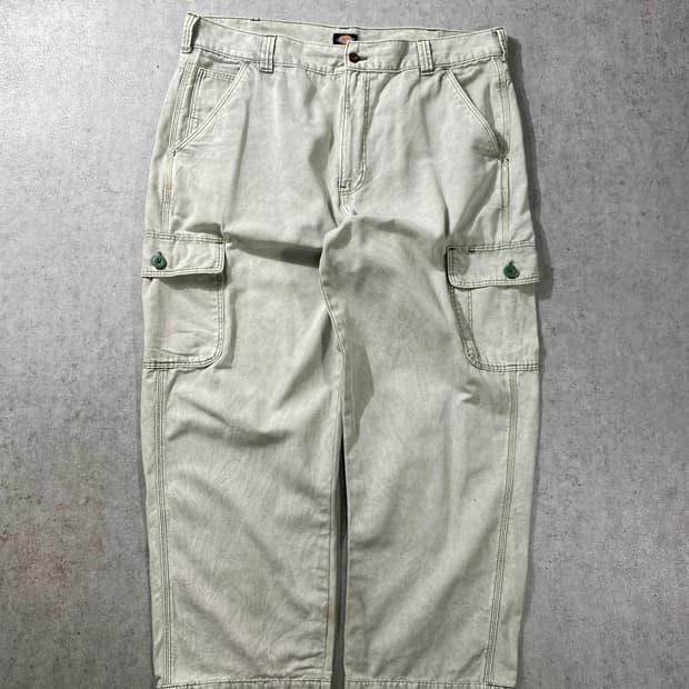 [38] Dickies 디키즈 오버사이즈 데님 카고 워크팬츠