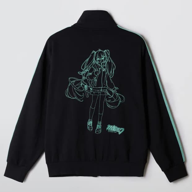 [S] 하츠네미쿠 트랙 자켓 블랙 새상품