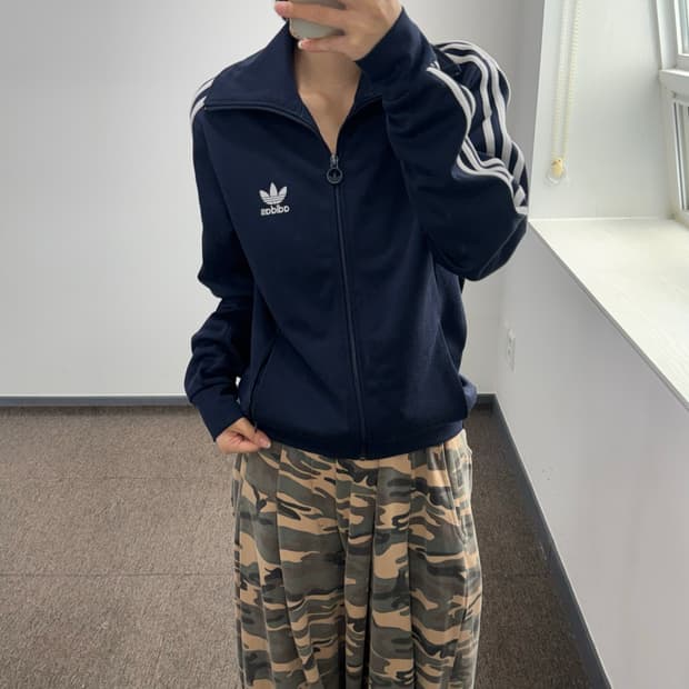 Adidas 아디다스 파이어버드 다크 네이비 트랙탑 져지