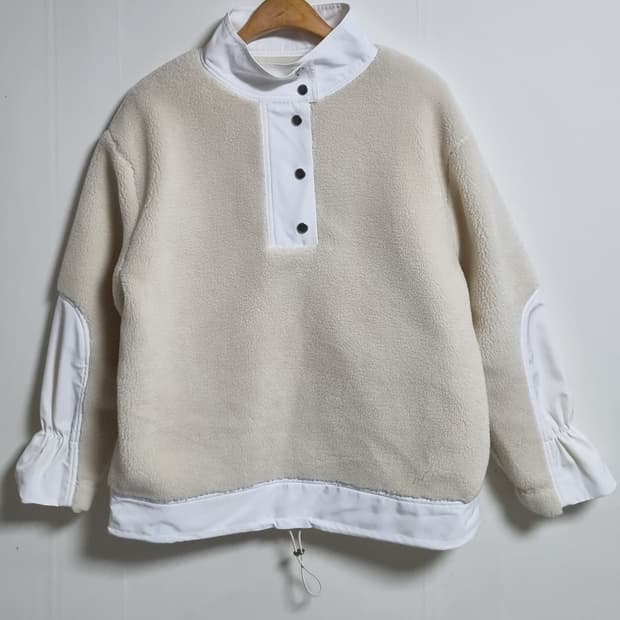 S (55) 할란앤홀튼 뽀글이 맨투맨 