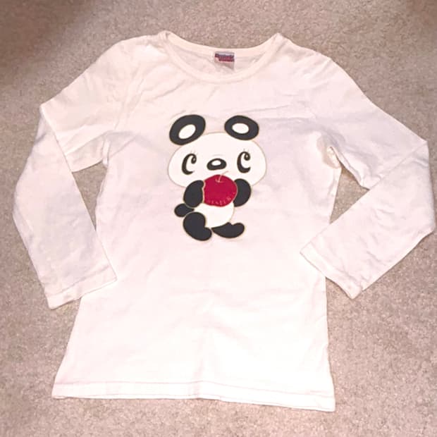 히스테릭글래머 판다 로고 롱슬리브