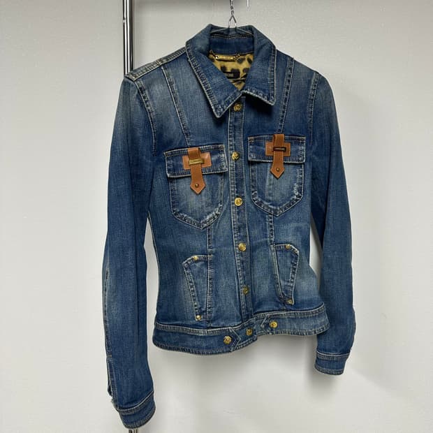 로베르토 카발리 데님 자켓