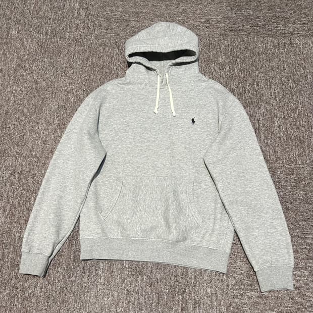XL) 폴로 랄프로렌 그레이 후드티 기모안감