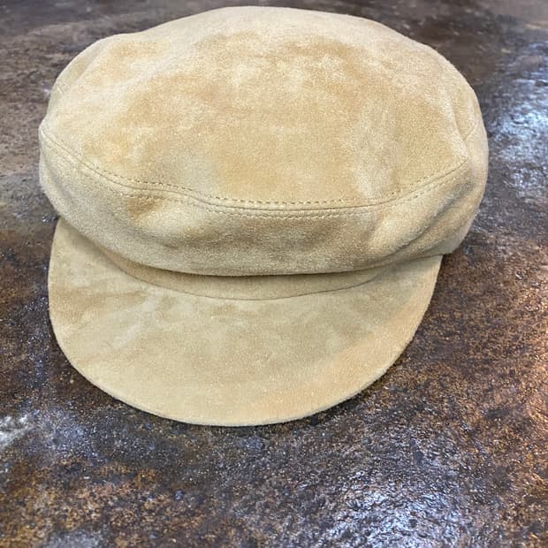 키지마타카유키 고트 스웨이드 캡