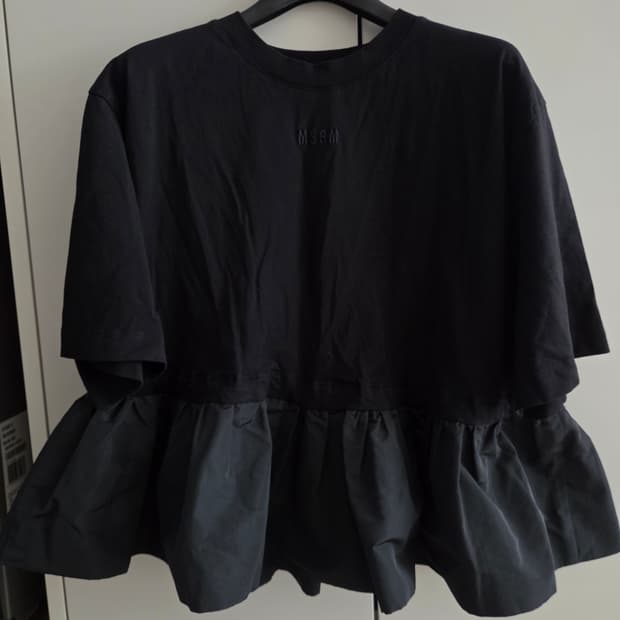 MSGM 페플럼 반팔티셔츠 