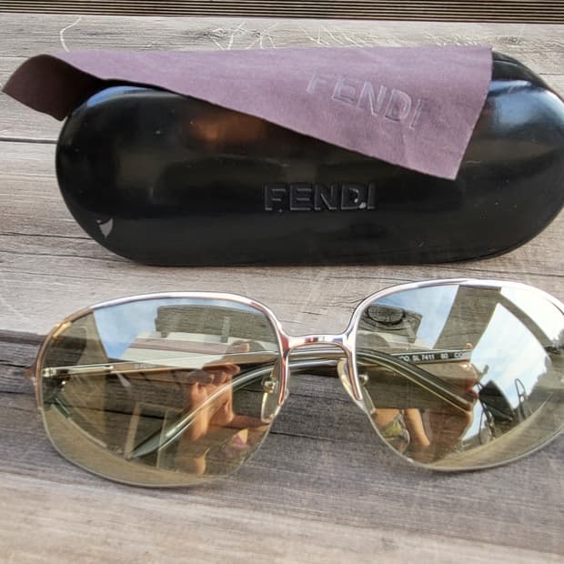일본구매 정품 펜디 실번 반무테 선글라스 F