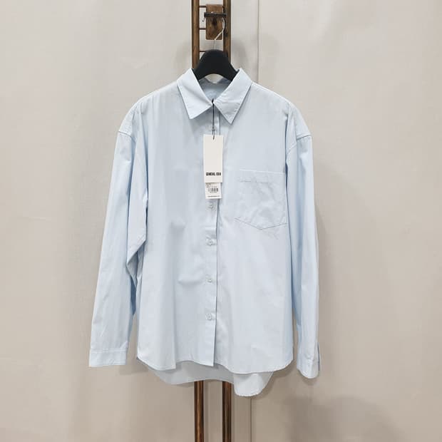 제너럴아이디어 루즈핏 코튼 셔츠 M (우먼용)