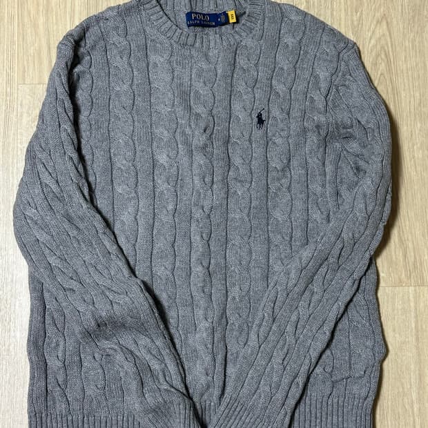 폴로 케이블 니트