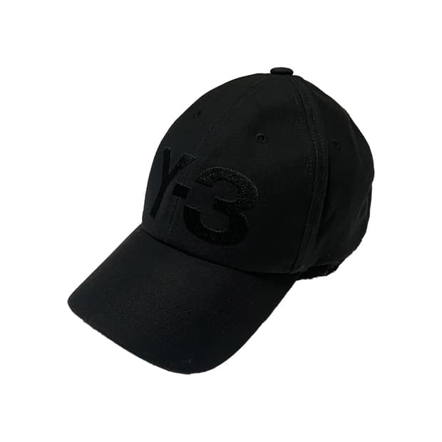 Y-3 요지야마모토 클래식 자수 로고 볼캡 모자