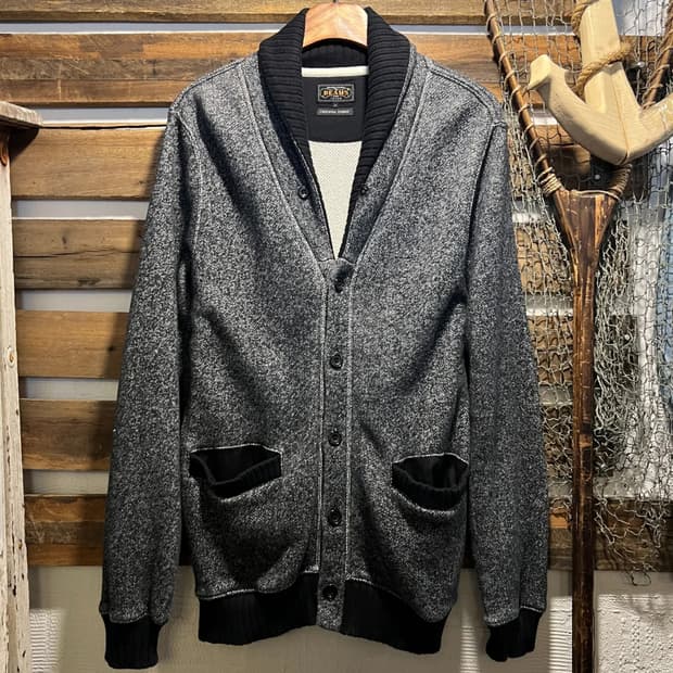 [M]BEAMS PLUS 빔즈 ORIGINAL FABRIC 니트 가디건