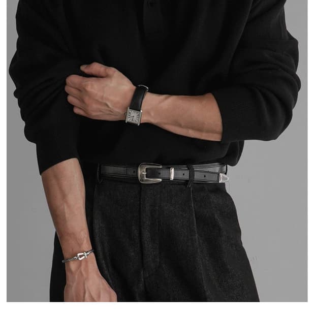 바우로 pk 코튼 카라 긴팔 니트 정가 86,900원 프리