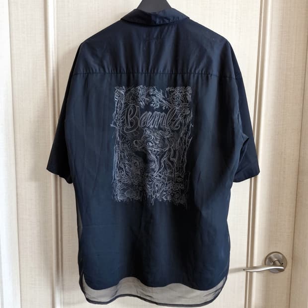 송지오 옴므 디즈니 밤비 고스트 반팔 셔츠 48 블랙