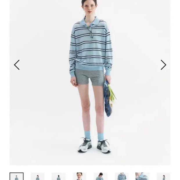 누아르나인 폴로 니트 판매 (새상품)