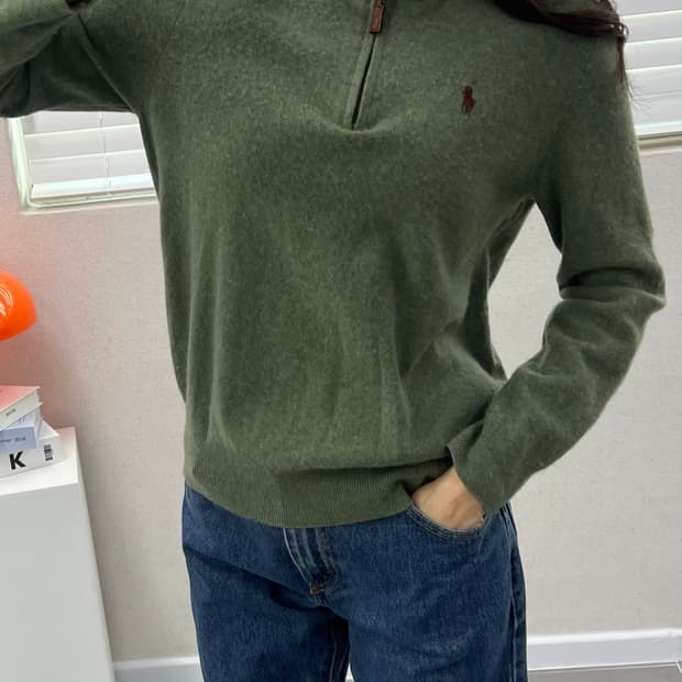 (M)폴로 반집업 니트-M1893