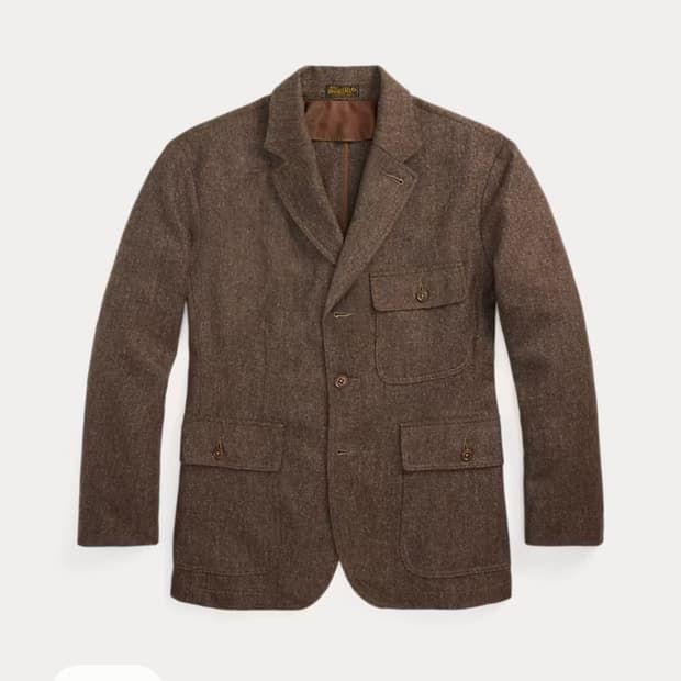 RRL 언컨스트럭티드 울 블렌드 스포츠 코트