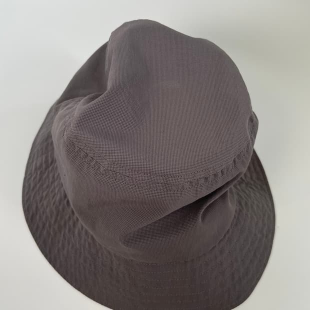 MUJI 무인양품 턱끈 버킷햇 차콜 스톤 (56.5-59cm)