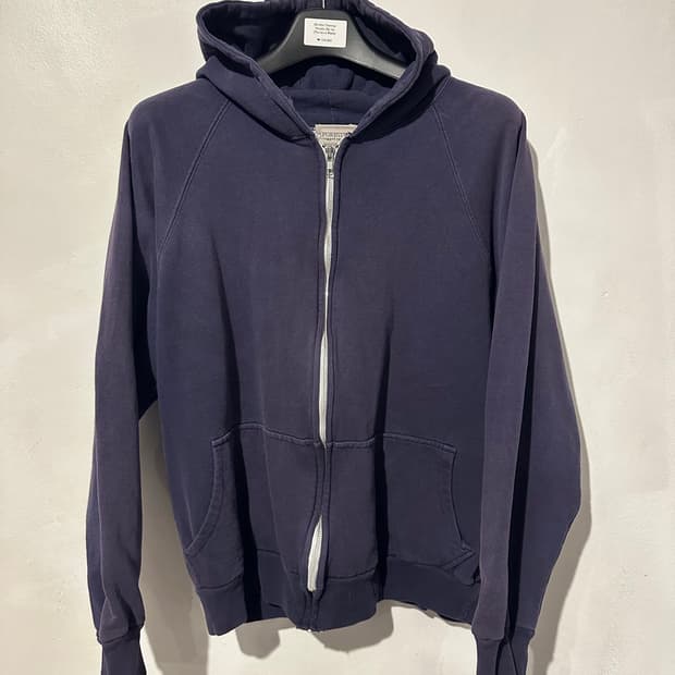 빈티지 90~00s 썬페이드 써멀 후드 집업 