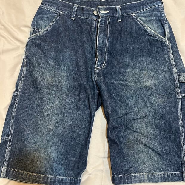 칼하트 오리지널 재팬 카펜터 워크 데님 숏팬츠